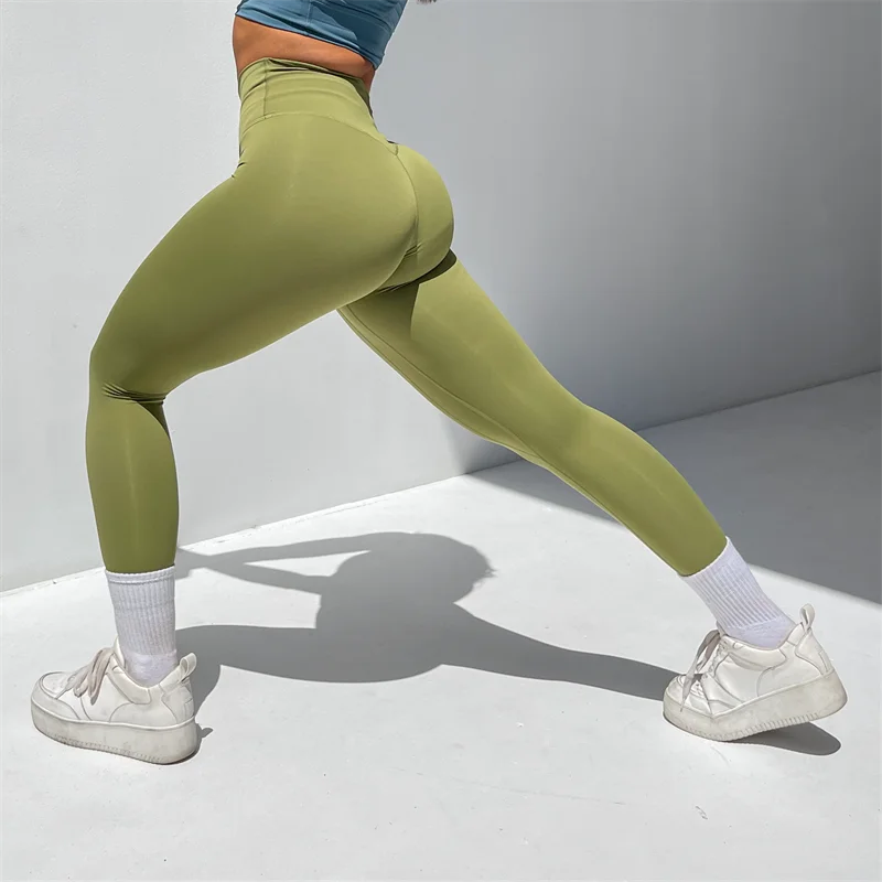 Yefecy Leggings per donna - va alta morbida con controllo pancia