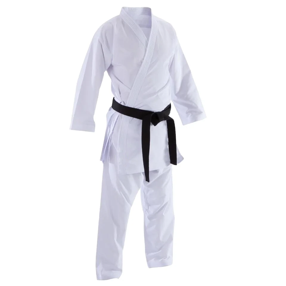 KARATE UNIFORM MARTIAL ARTS SUIT GI TOP QUALITY COTTON POLY BRAND NEW WITH BELT 