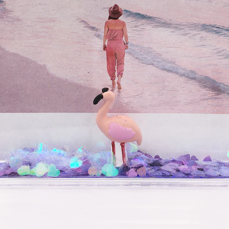 
Оригинальный дизайн, плавающий Дельфин, Высококачественная пластиковая рамка Shake-it, новейший стиль, блестящая квадратная жидкая рамка Instax 