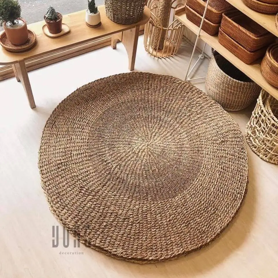 Natural Seagrass Rugs Seagrass Carpet Made In Vietnam High Quality For