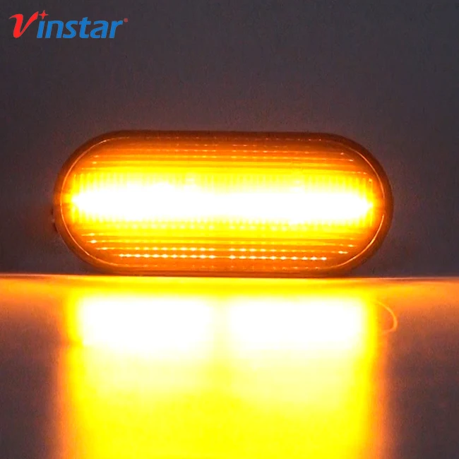 
 Vinstar горячая Распродажа E4 утвержденный дымовой объектив СВЕТОДИОДНЫЙ боковой маркер поворотный сигнал ретранслятор свет для VW Transporter5 Golf  