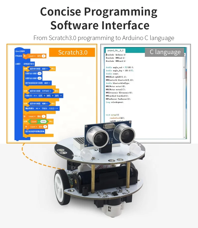Robot programmable éducatif Qbot