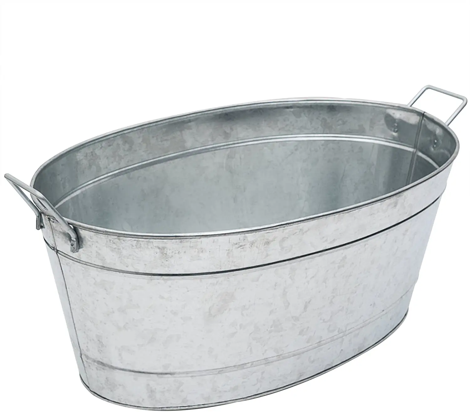 Tnoeuz 9L Stainless Steel Beverage Tub,Large Ice Bucket with Handles,Champagne Bucket Beverage Tub for Parties