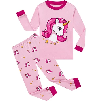 Little Big Girls Pajamas Set Kids Cotton Sleepwear colorful pants