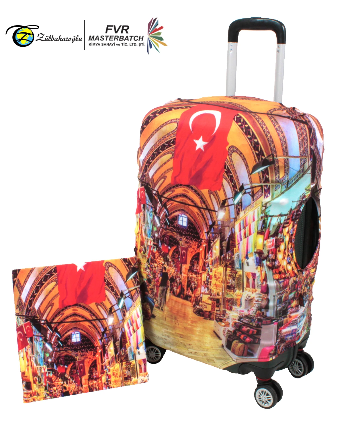 Maiden's Tower Istanbul Neoprene Luggage Cover - Customizable
