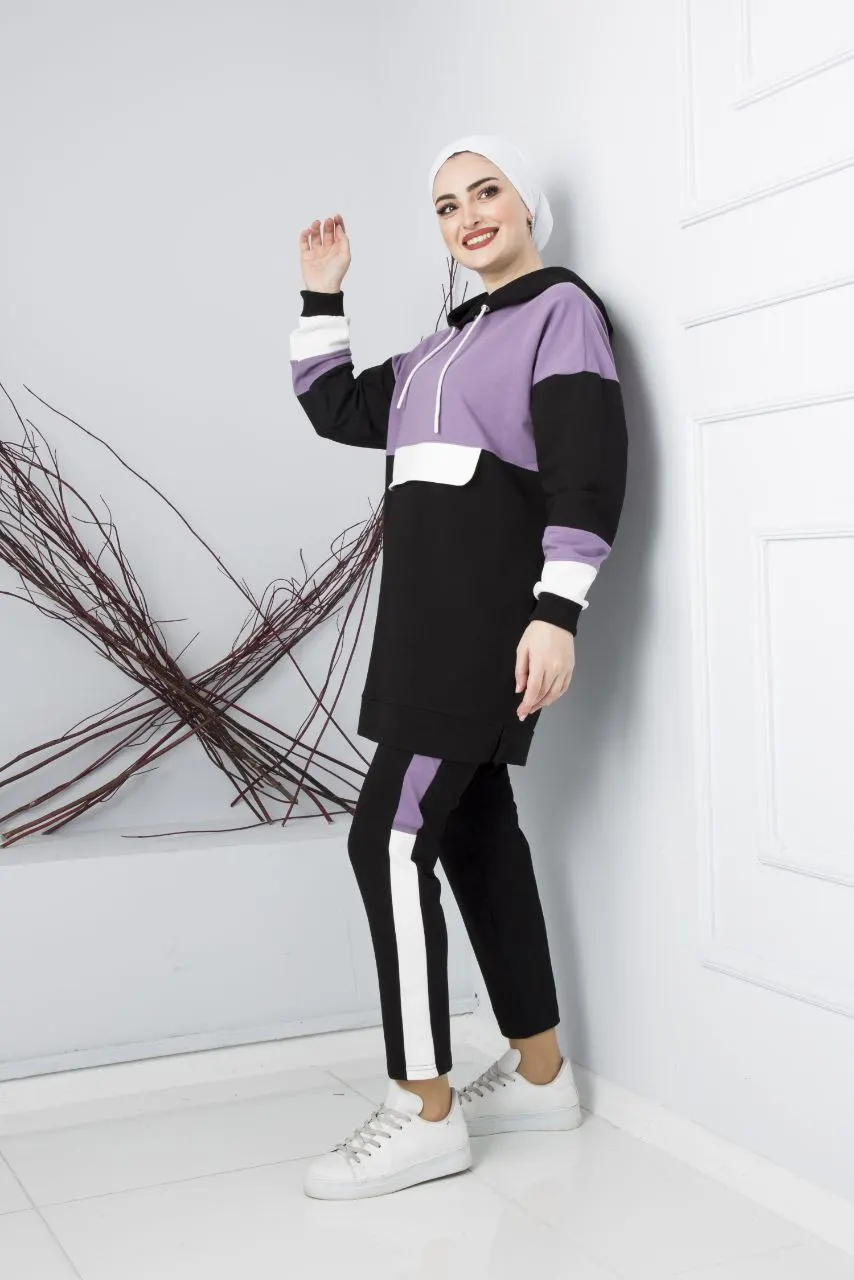 New Season Women Hooded Sportswear Islamic Clothing Abaya Kaftan Dubai Arab Muslim Islamic