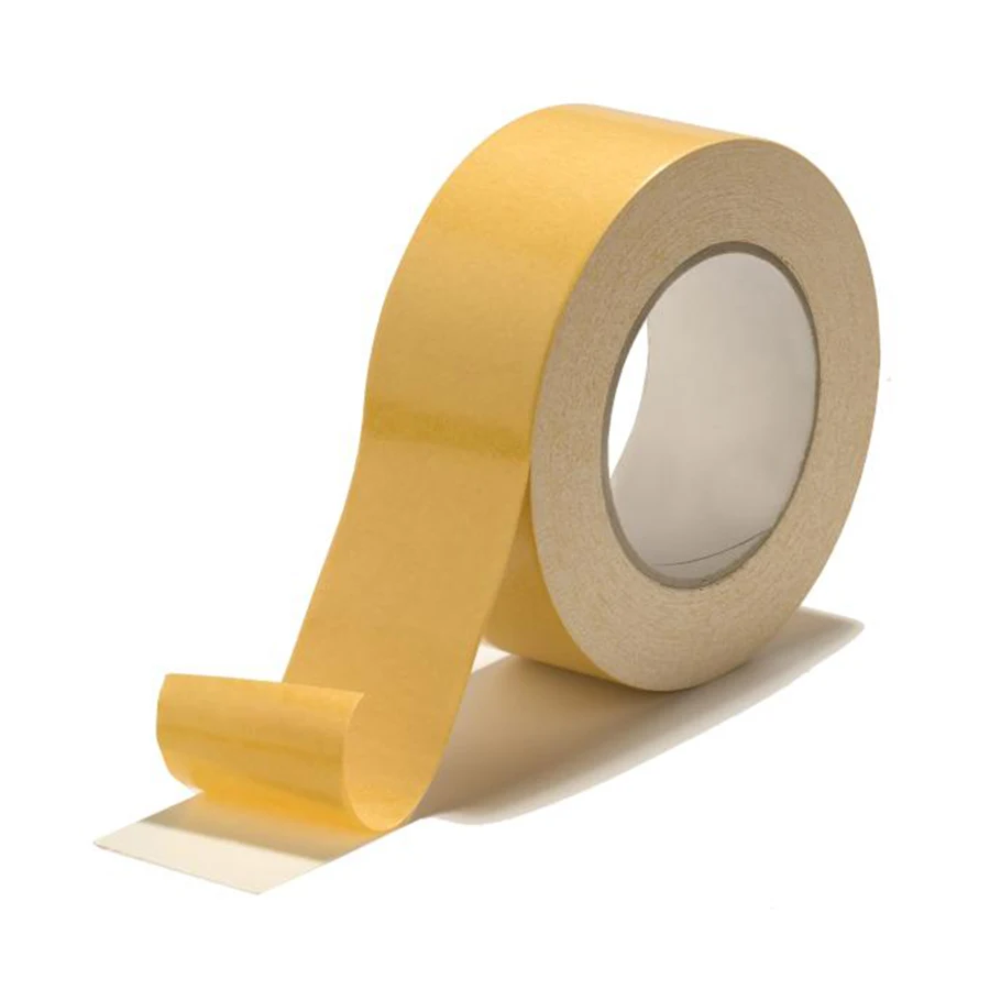 Dødelig Ged spørge Yellow Film Pet Polyester Good And High Quality Double Side Cloth Tape  Transparent Double Sided Adhesive For Banner - Buy Polyester Cloth Double  Sided Adhesive For Fabric Fashion Tape Clothing Double Sided