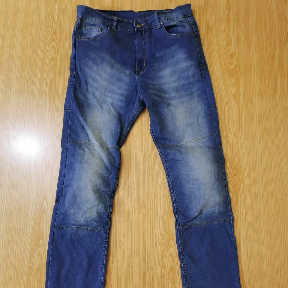 armoured denim motorcycle jacket