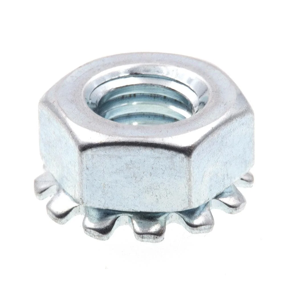 Dadi Autofilettanti 5-40 Kep (K-Lock) In Acciaio Zincato &ndash; Confezione Da 100 Pezzi, Piatti 1/4