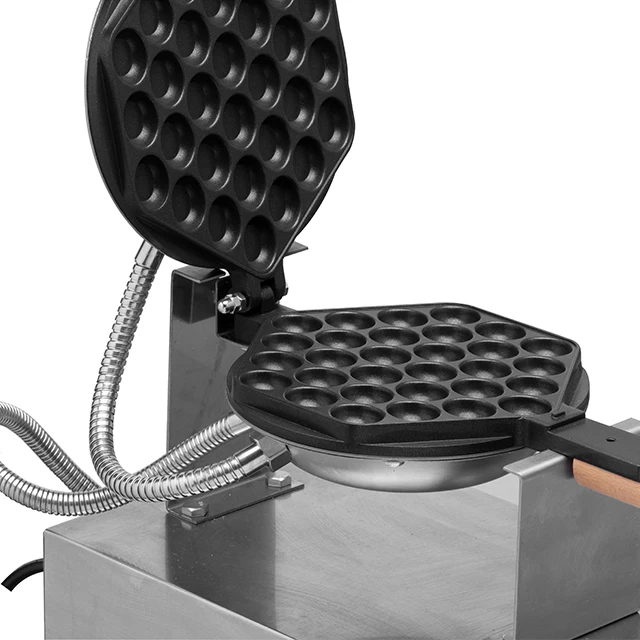 Kitchen Equipment Electric Bubble Waffle Machine With Timer And