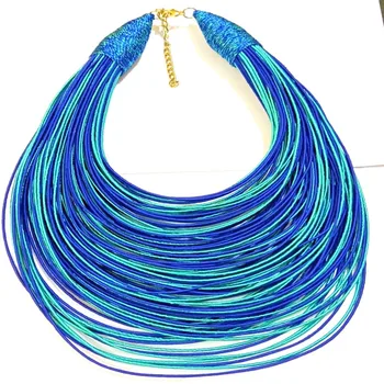 Thread Necklace Jewelry Fashion Costume Artificial Indian Handmade Handicrafts Jewellery NK-9575