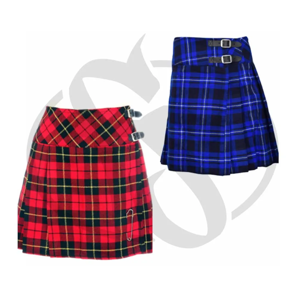 ladies mini pride of scotland tartan kilt tartan women skirt
