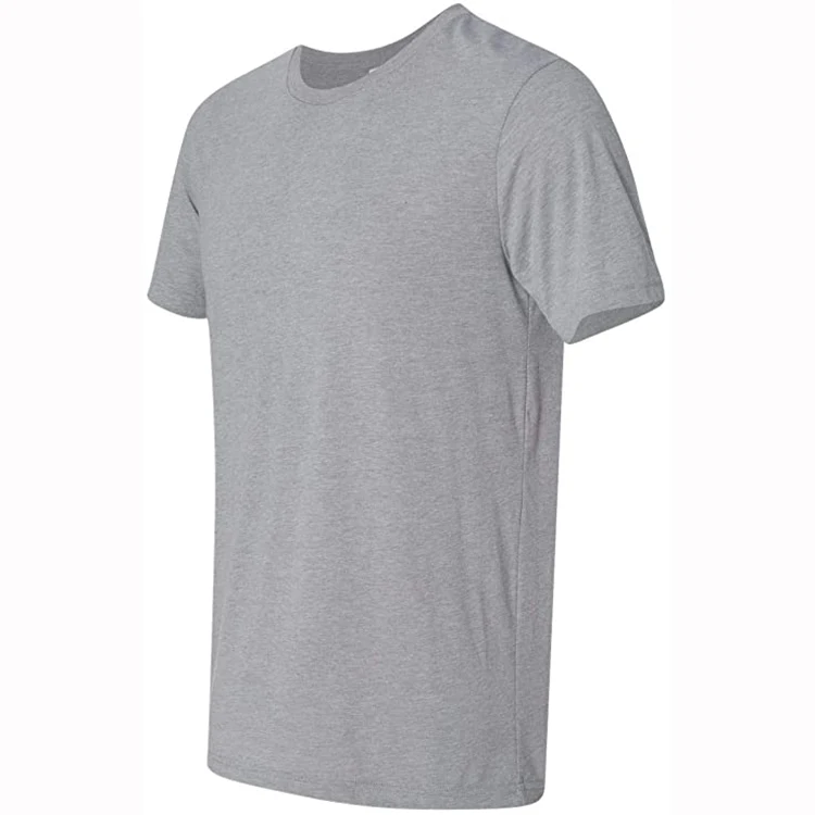 Custom Men's Heather Color Polyester Rayon Cotton Tri Blend T Shirt ...