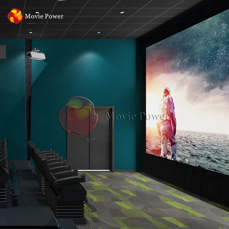 Prosperity and Colorful 3d Cinema 4D 3d 5d 7d 9d Animation Movie for Sale 3 Dof Electric Dynamic System 1-500 Seats Movie Power