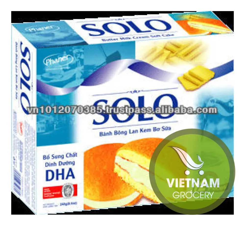 Vietnam Solo Boter Melk Crème Zachte Cake 96gr Fmcg Producten Goede Prijs - Buy Meel Cake,Cake Topping Crème,Cheese Cake Product on Alibaba.com