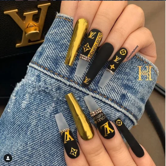 Louis Vuitton coffin nails 