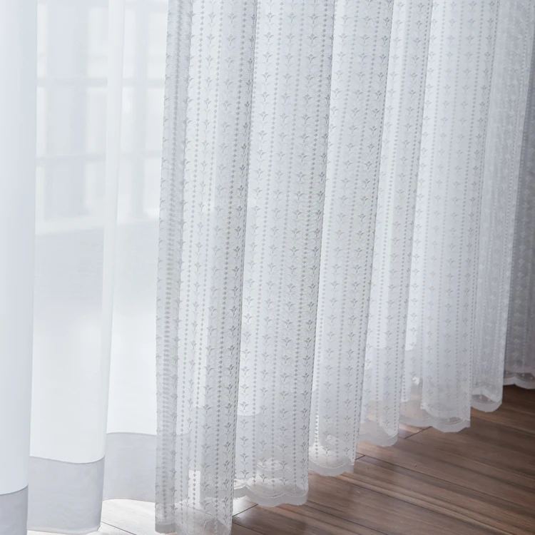 Ready Made Tulle Hotel Home s fold sheer curtain high quality