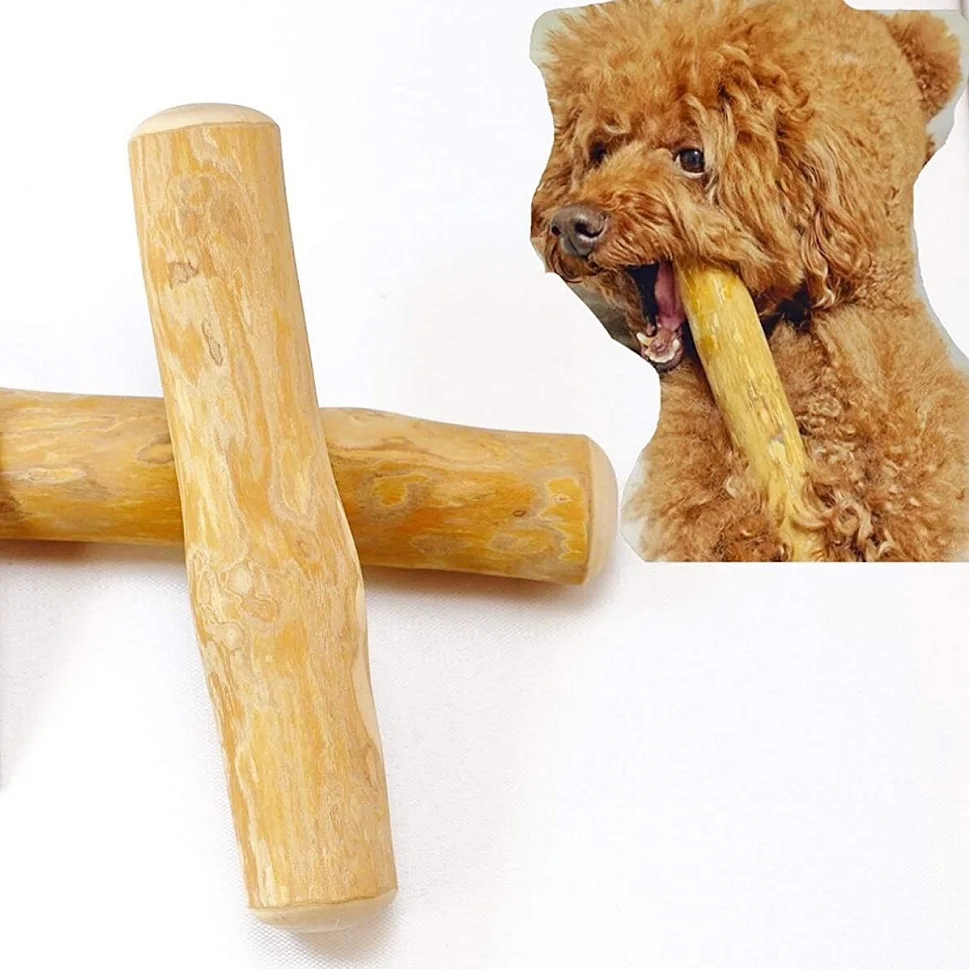 natural wood dog chew