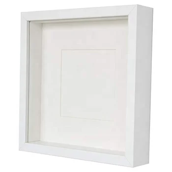 High quality custom Black Or White 3d Shadow Box Picture Frame Wholesale