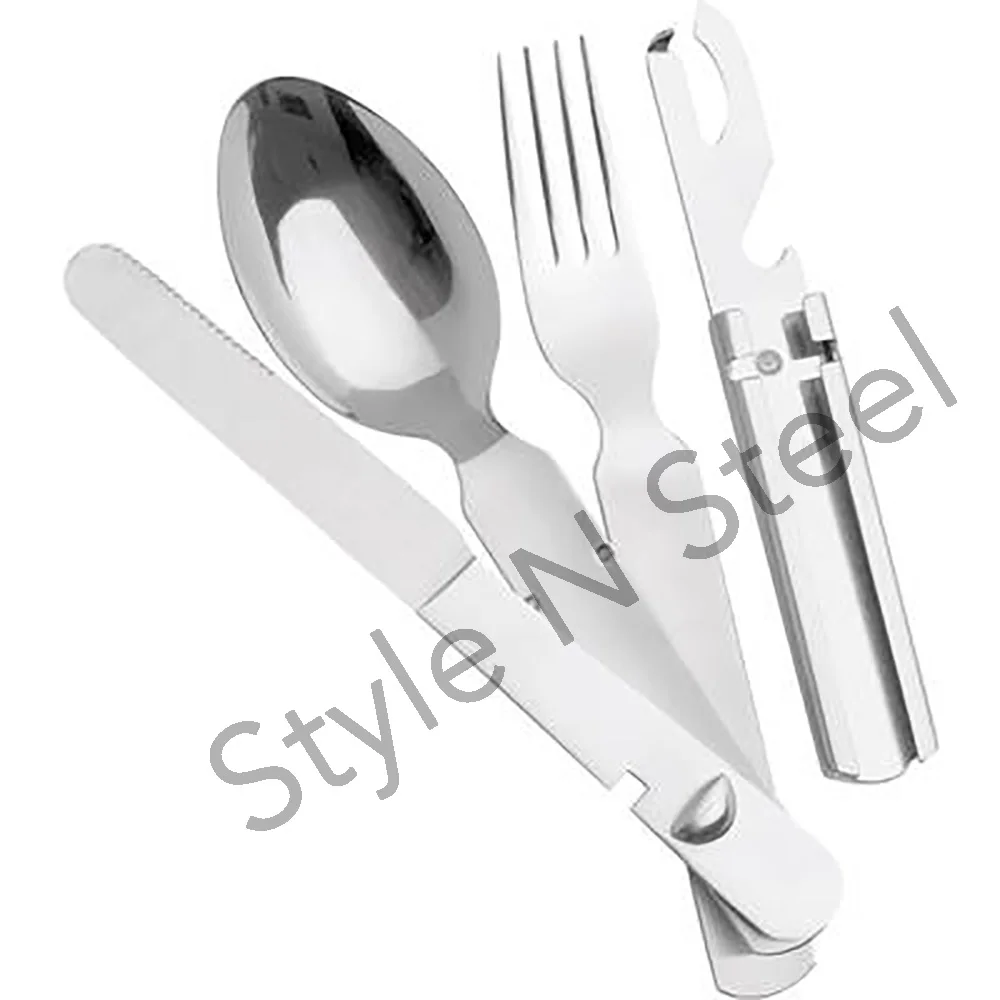 Camping Cutlery Set Portable Cutlery Set Stainless Steel Cutlery Set