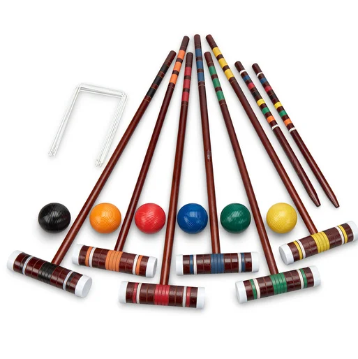 Juego De Croquete De Seis Jugadores Buy Wooden Croquet Set Croquet