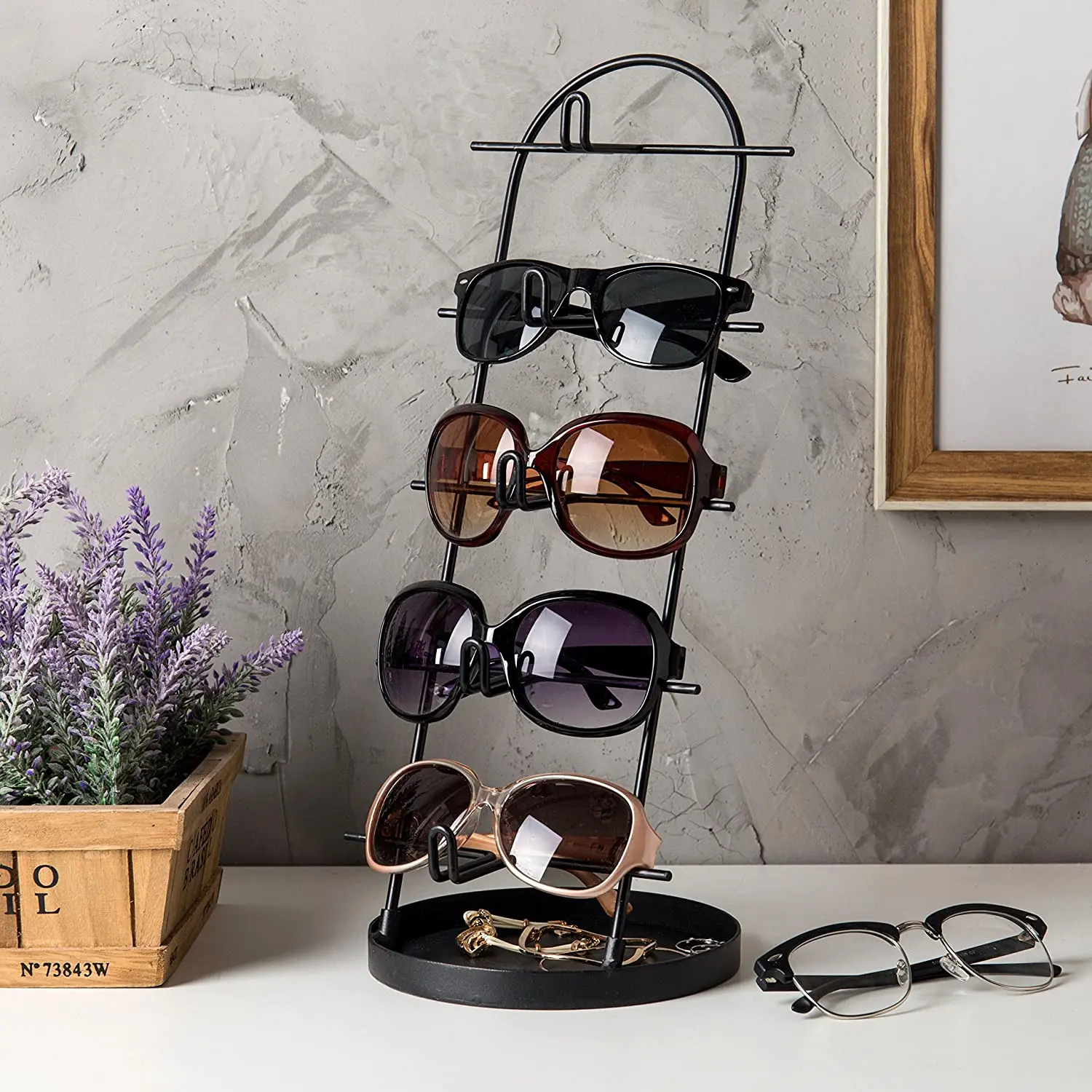 Reading&sunglasses Rack Display Shelf Stand Metal Display Rack for ...