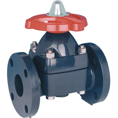 Flange Connection PVC UPVC PVDF Diaphragm Valve