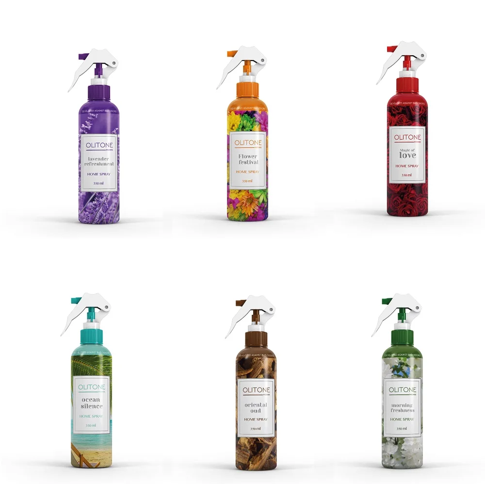 Olitone Essential Oil Home Spray 350ml Air Freshener For Fabrics Home
