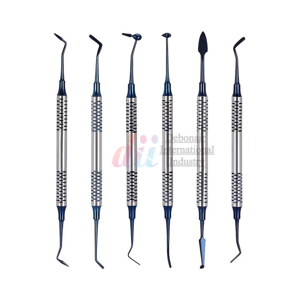 Dental Scaler Composite Filling Instruments Set Of 6 Pcs Filling ...