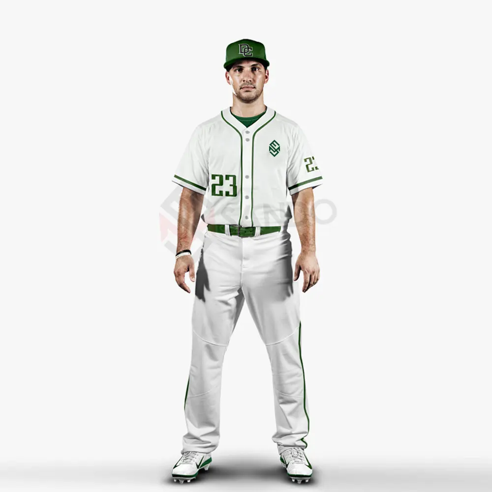Source Wholesale Baseball Softball Wear Competition Custom Men Blank Green  Baseball Jersey on m.