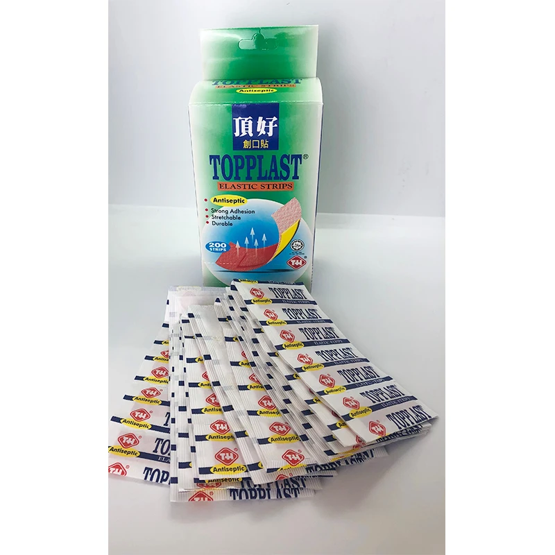 Высококачественная антисептическая эластичная лента 200s от производителя, пластырь с верхним слоем, срок годности 5 лет, сделано в малайзии