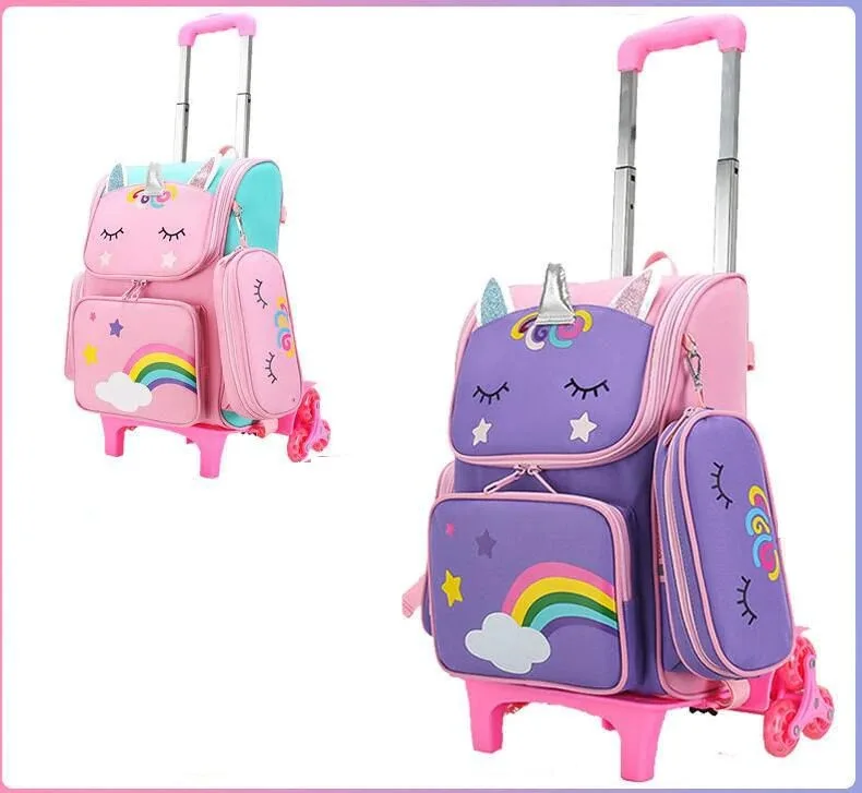 Custom Children Luggage Suitcase Rolling Case Travel Bag Design Trolley ...