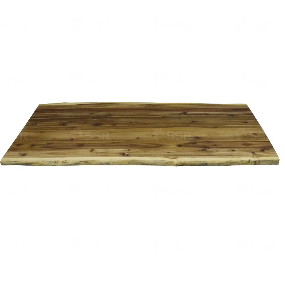Walnut Solid Wood Table Top – Live Edge Wood Slab For Desktop, Countertop, Laundry, Dining Table, RV Table Top – 25" D X 30" W, Fully Finished And Scratch Resistant