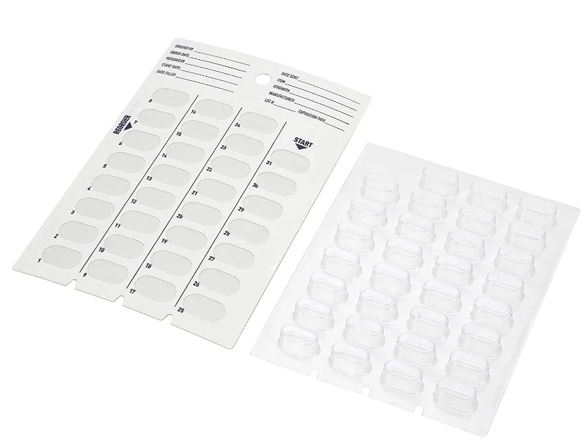 Top Quality Plastic Disposable PET or PVC Blister Card Cardboard Blister