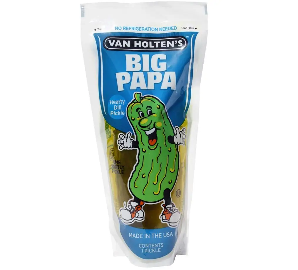 Van Holten's Big Papa Dill Pickles Packaged Pickle (pack Of 12) - Buy ...