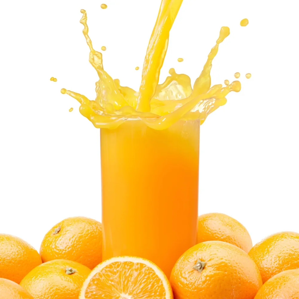 tasty mandarin juice concentrate