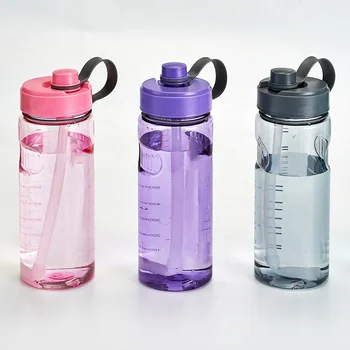 35oz /1L plastic water sport bottle with straw lid & filter 24 shaker herba life Nutrition water bottles 1000ml