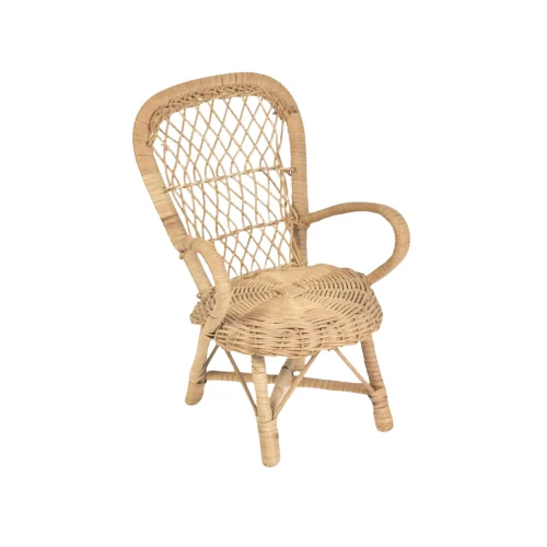 wicker doll chair