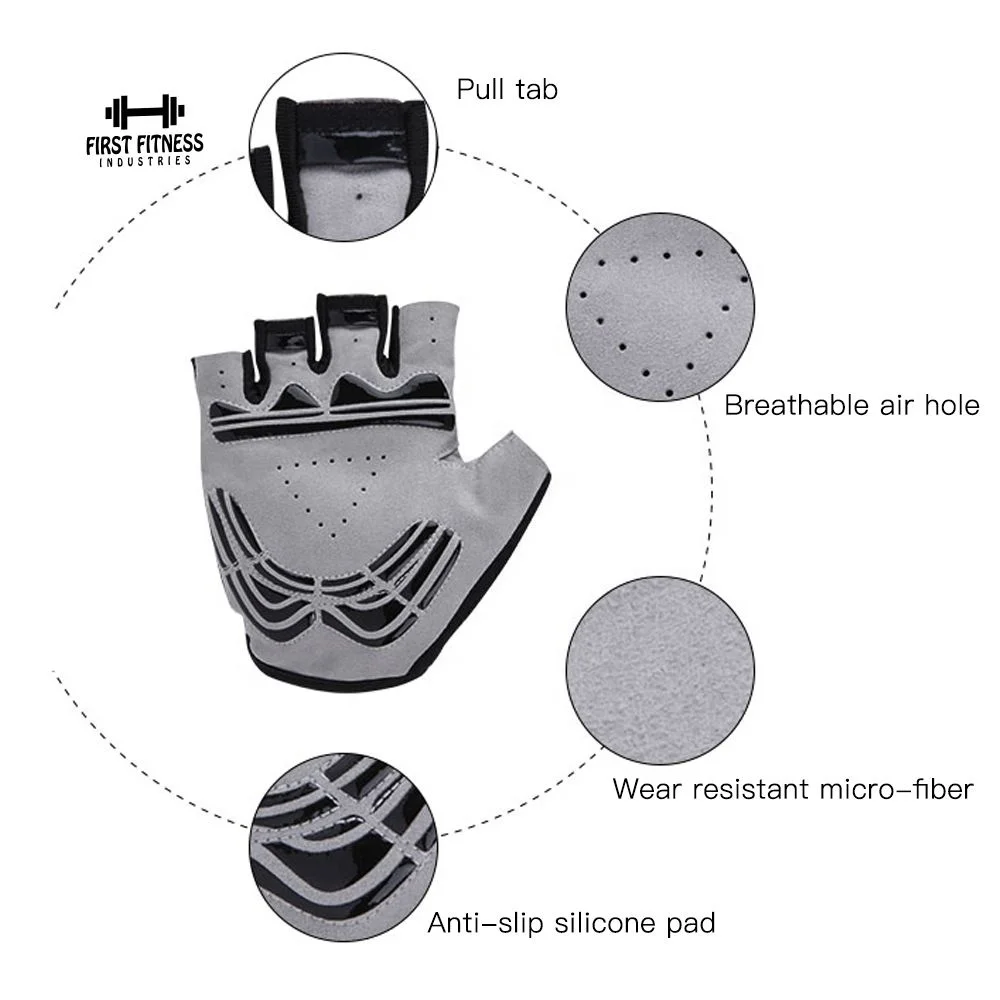 Custom Design Training Exercise Yoga Cycling Summer Sport Weight Lifting Gloves Women and Men