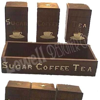 Tea/Coffee/Sugar Box