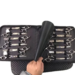 Высокое качество Pro Парикмахерская ножницы объем запоминающего устройства сдвига Чехол держатель 24 12 штук емкость сумка для