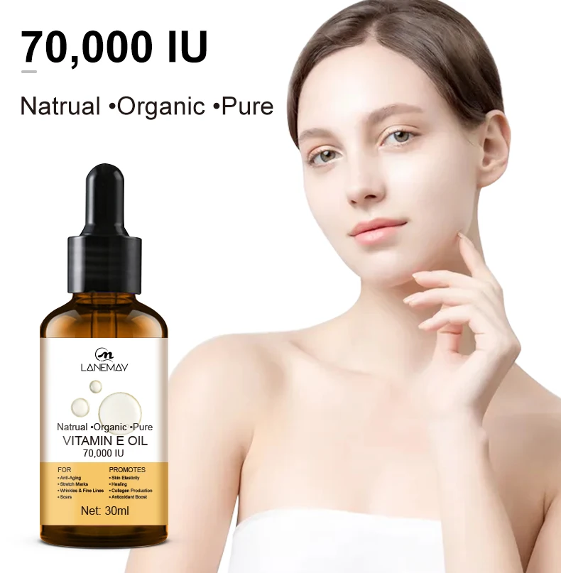 Private Label Vitamin E Oil For Face Care Aceites Esenciales Skin Care