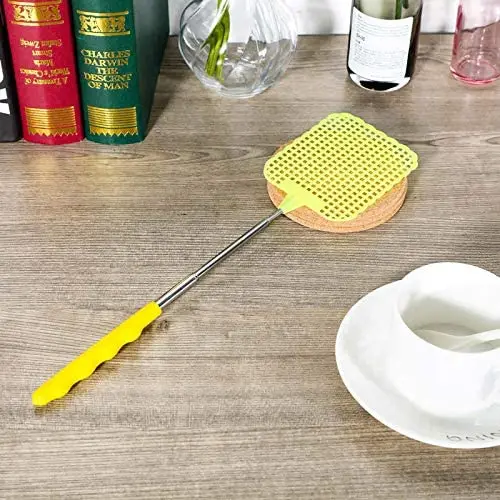 High Quality Fly Swatter Telescopic Extendable Long Handle Fly Swatter
