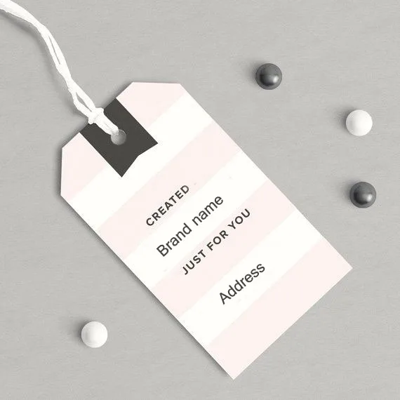 Oem 2020 Factory Custom Logo Cardboard Garment Hang Tag/Custom Brand logo hang Tag