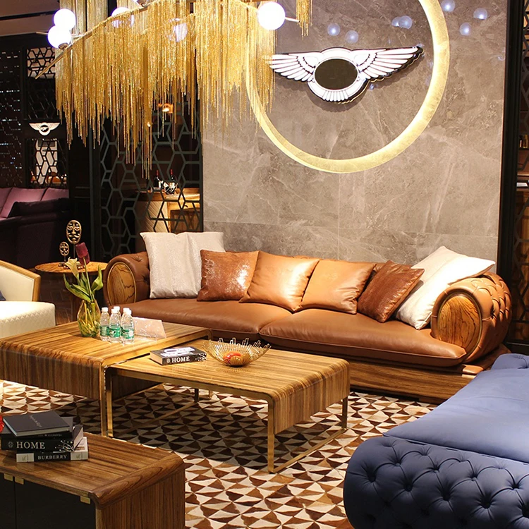 Китайский производитель ручная работа античное розовое дерево натуральная кожа роскошная мебель для гостиной набор диванов на 7