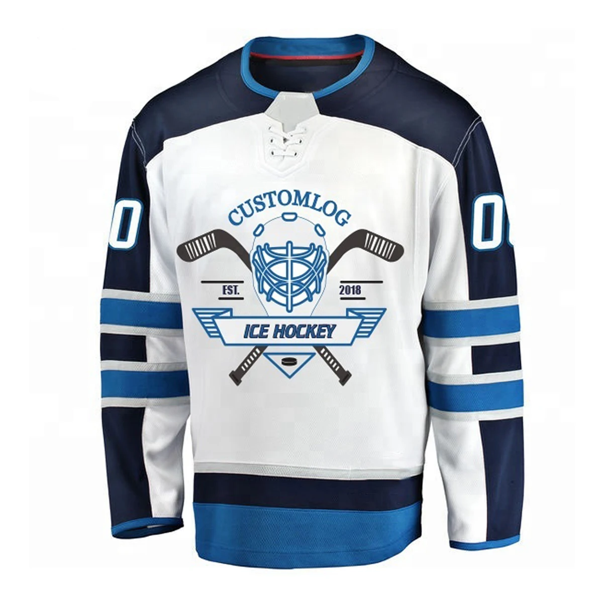 Custom Professional High Quality Blue Usa Hockey Jersey Men Moq 10pcs $35  Each - Ice Hockey Jerseys - AliExpress