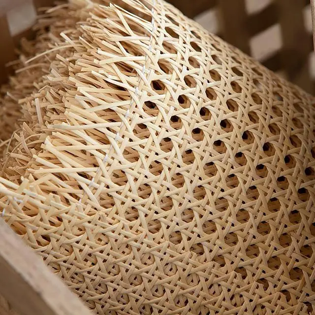 vietnamese rattan cane webbing roll to