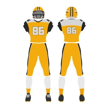 Source Stitched kids youth adult plain custom made American football  practice jersey uniforms wear with pants on m.