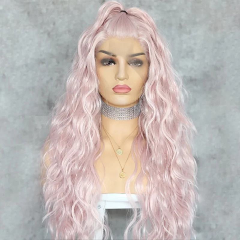 pastel lace wig