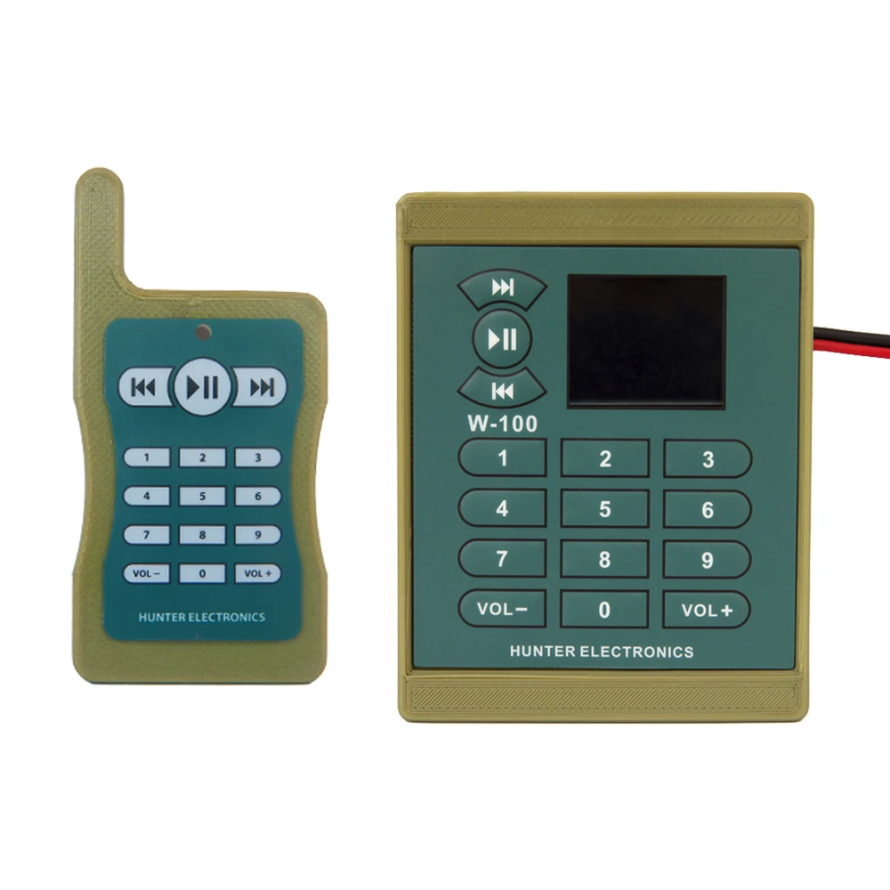 New Model 2020 Digital MP3 Bird Sound Caller with 15-keys Remote and Timer, Bird Caller